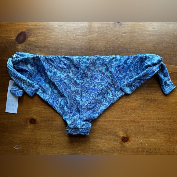 Frankie’s Bikinis Falcon Shine String‎ Bikini Bottom NWT Large Beach - Picture 2 of 8